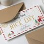 Personalised Santa Nice List Christmas Certificate, thumbnail 2 of 4