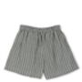 Alouette Jacquard Striped Cotton Shorts, Green, thumbnail 2 of 4