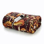 Mushroom Wine Electric Heated Sherpa Throw 140x180cm, thumbnail 2 of 3