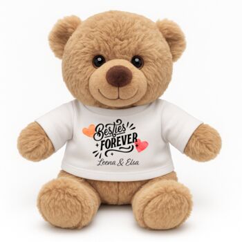 Personalised Best Friends Teddy Bear, 2 of 2