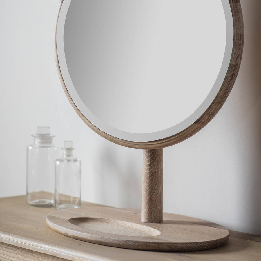 Asta Oak Dressing Table Mirror By Primrose & Plum | Notonthehighstreet.com