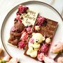 Chocolate Bear And Flowers, Personalised Figure, thumbnail 6 of 9