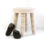 Personalised Cute Lion Kids Wooden Stool, thumbnail 3 of 6