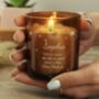 Personalised Celestial Amber Glass Candle, thumbnail 3 of 5