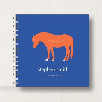 Personalised Kid's Pony Scrapbook Or Memory Book, 9 of 9
