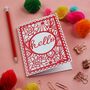 'Hello' Printed Card A6, thumbnail 1 of 2