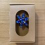 Sapphire Blue Sparkle Star Brooch, thumbnail 3 of 5