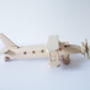 Handcrafted Wooden Biplane Toy, thumbnail 6 of 7