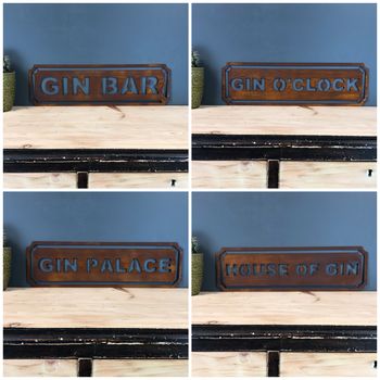 Home And Garden Bar Signs , Choice Of Designs, 5 of 10