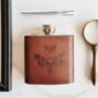 Moth Leather Flask, thumbnail 2 of 3