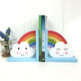 Personalised Children's Rainbow Book Ends, thumbnail 1 of 7