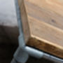 Carly Reclaimed Scaffold Board Table, thumbnail 6 of 8