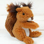 Red Squirrel Snuggly Soft Toy, From Birth, Boxed, thumbnail 1 of 8