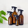 Refillable Amber Trigger Spray Bottle, thumbnail 1 of 8