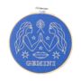 Gemini Zodiac Embroidery Hoop Kit, thumbnail 4 of 6