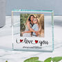I Love You Glass Token For Wife Or Husband, thumbnail 3 of 4
