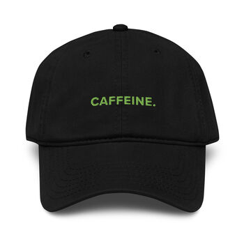 Gustatory Caffeine. Cotton Embroidered Cap, 6 of 12