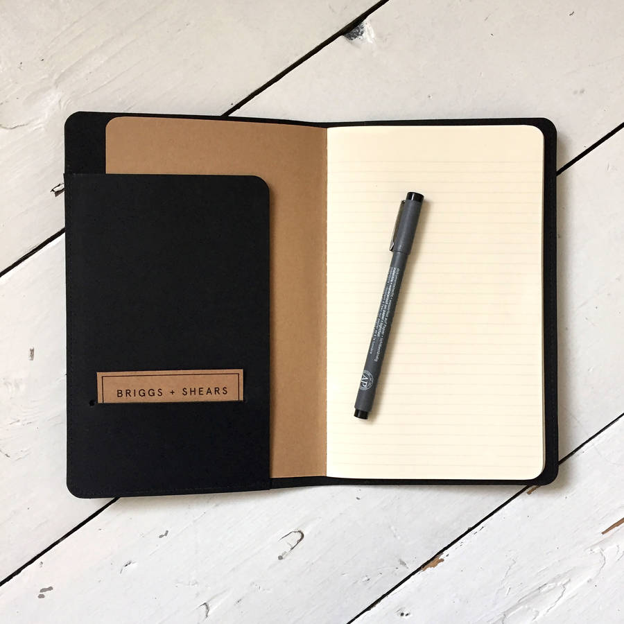 Leather Moleskine Journal Brown By BRIGGS + SHEARS