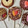 Valentines Chocolate Lollipop Letterbox Set, thumbnail 2 of 2