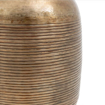 Souk Large Bronze Aluminium Vase, 7 of 7