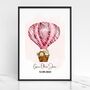 Nursery Print Animals In A Hot Air Balloon, thumbnail 1 of 4