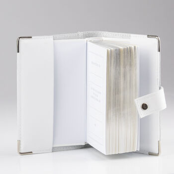 Personalised White Leather Bible Cover And Bible, 5 of 7