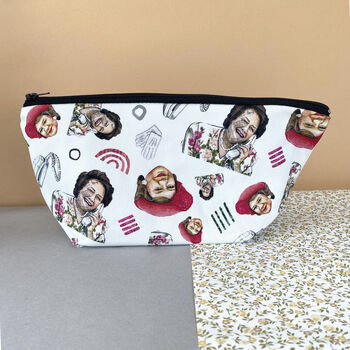 Hyacinth Bucket Cosmetic Bag / Pencil Case, 3 of 7