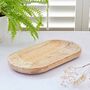 Floral Mango Wood Decorative Tray, thumbnail 5 of 6