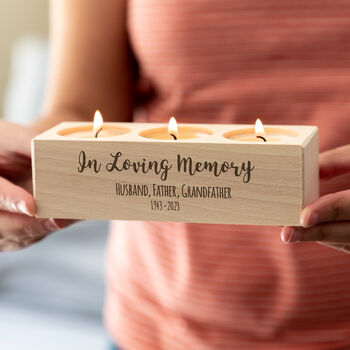 Personalised In Loving Memory Candle Holder, 3 of 5