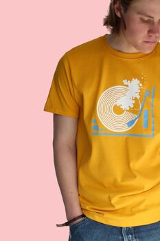 T Shirt For Music Lover With Sound Wave Design, 2 of 5