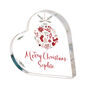 Personalised Christmas Heart Plaque Festive Gift, thumbnail 4 of 4