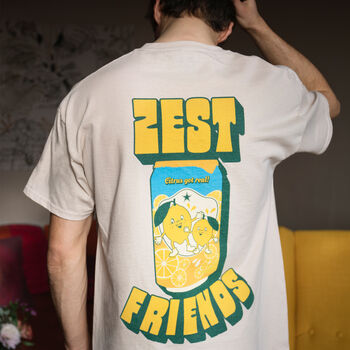 Zest Friends Men's Slogan T Shirt, 4 of 6