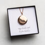 Personalised Plain Locket Necklace With Photo, thumbnail 4 of 10
