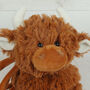 Scottish Highland Brown Cow Childs Bag Gift Boxed, thumbnail 3 of 5