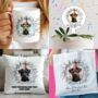 Personalised Patterdale Birthday Break Through Dog, thumbnail 1 of 8