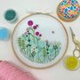 Flower Garden Embroidery Kit, thumbnail 2 of 12