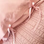 Astraea Silk Pillowcase With Ribbon Ties, thumbnail 6 of 12