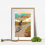 John O'groats To Lands End Cycling Travel Poster Print, thumbnail 4 of 8