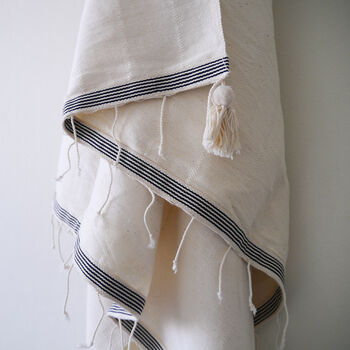 Personalised Handwoven Cotton Bath Towel, 4 of 8