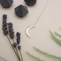 To The Moon And Back, Crescent Moon Pendant, thumbnail 3 of 3
