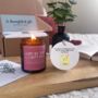 Personalised Finished Chemo Candle Gift Set, thumbnail 2 of 7