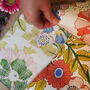 Reusable Recycled Fabric Gift Wrap 'Floral', thumbnail 2 of 12