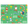 Personalised Football Pattern Writing Set, thumbnail 2 of 6