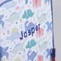 Personalised Colourful Dinosaur Print Lunch Bag, thumbnail 2 of 6