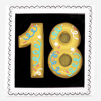Hand Iced 18th Birthday Letterbox Biscuits, 2 of 4
