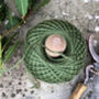 Personalised Oak String Holder With Ball Of Jute Twine, thumbnail 4 of 4