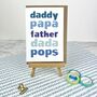 Fathers Day 'Words' Card, thumbnail 3 of 5