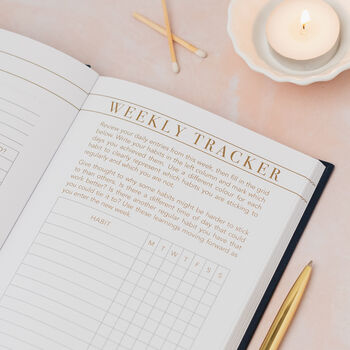 Habit Notes Journal | 12 Week Undated Habit Tracking Wellness Journal With Daily And Weekly Habit Trackers, Self Reflection, Goal Setting, 6 of 8