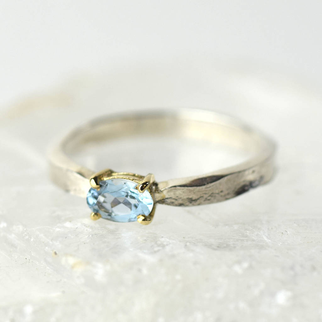 Cinderella Aquamarine March Birthstone Ring By Alison Moore Designs ...