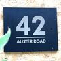 Personalised Smooth Slate House Sign, thumbnail 3 of 5